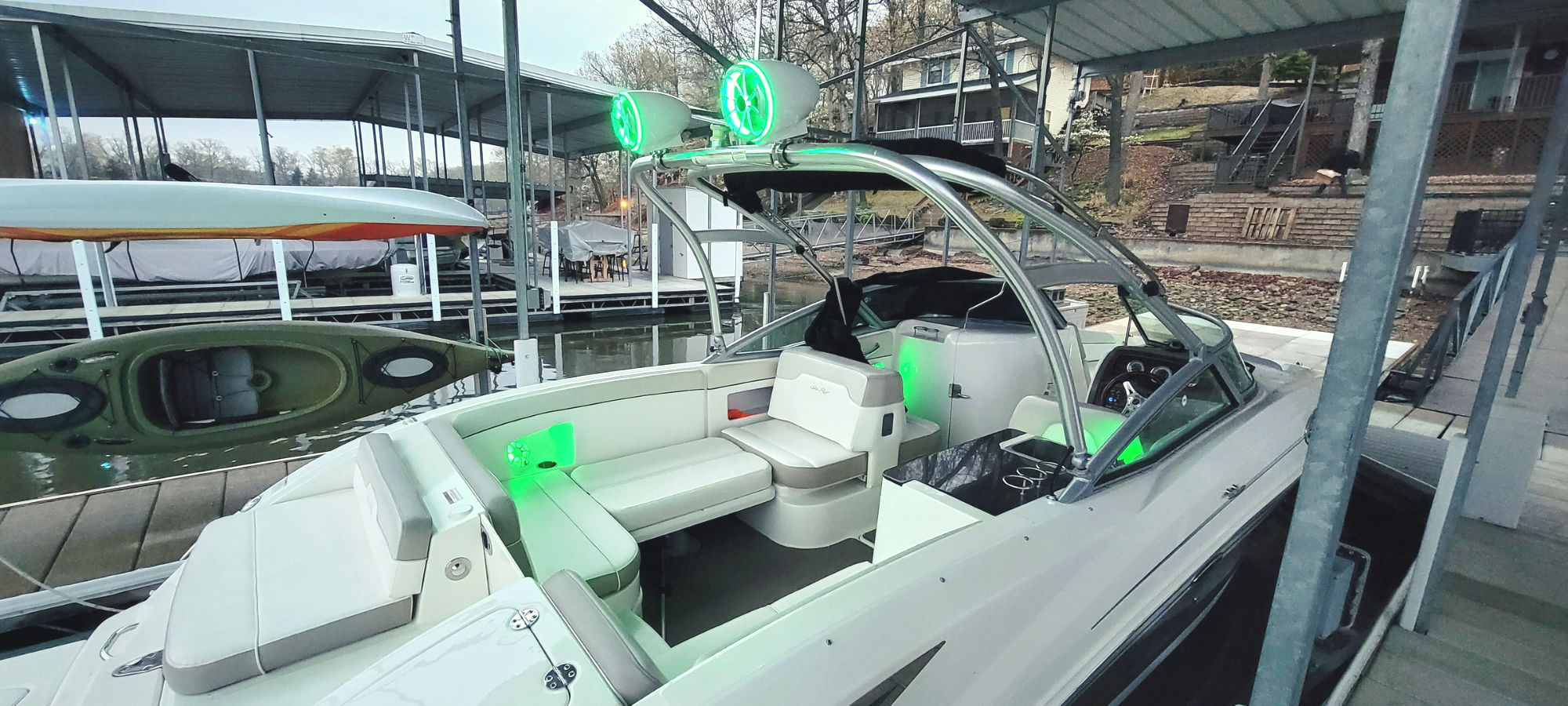 Color Changing Speakers for Boats